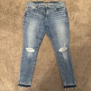 Joe's Jeans Light Blue Distressed Skinny Jeans